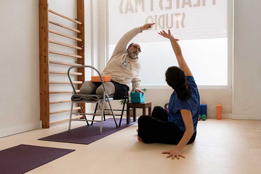 Práctica de Yoga adaptado