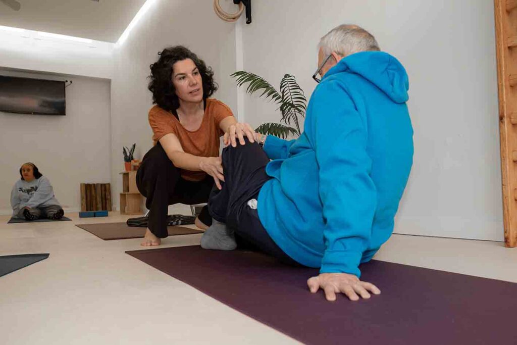 Práctica de Yoga adaptado