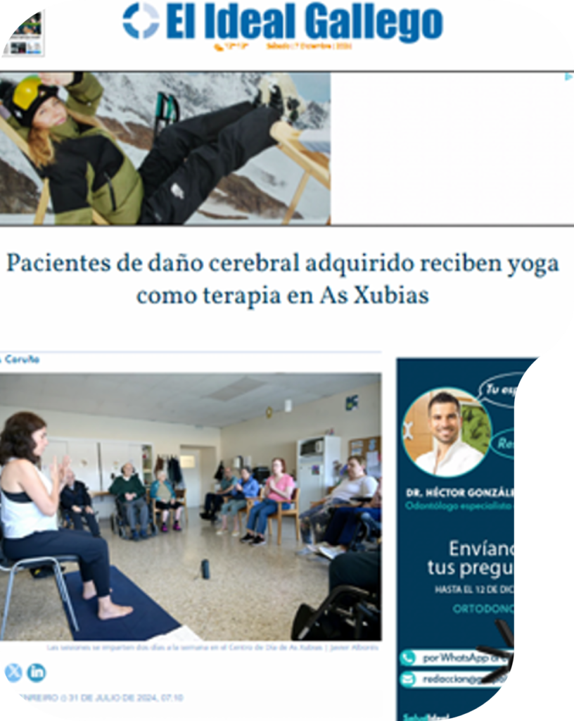 Yoga diverso en los medios